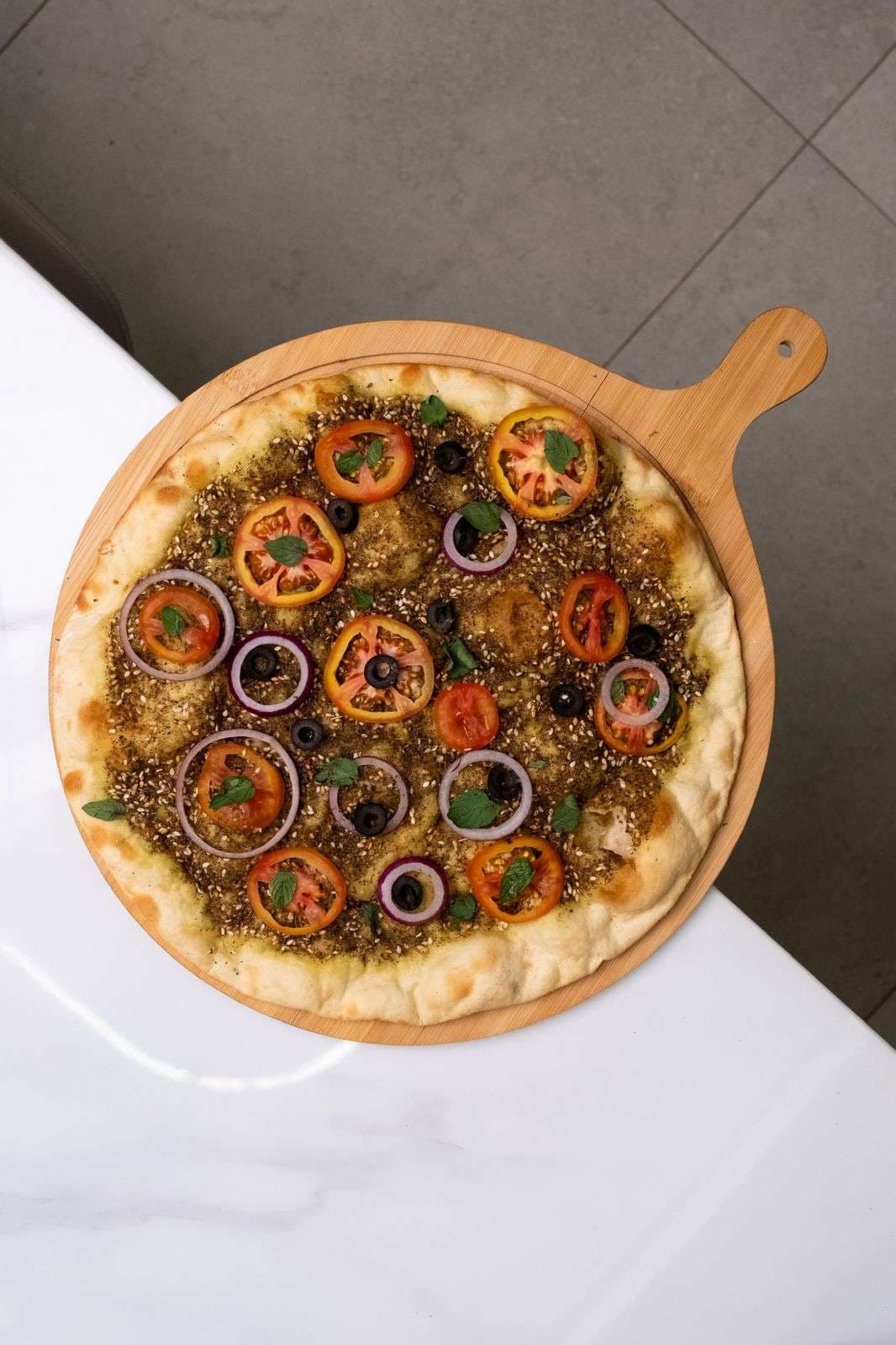 Pizza méditerranéenne